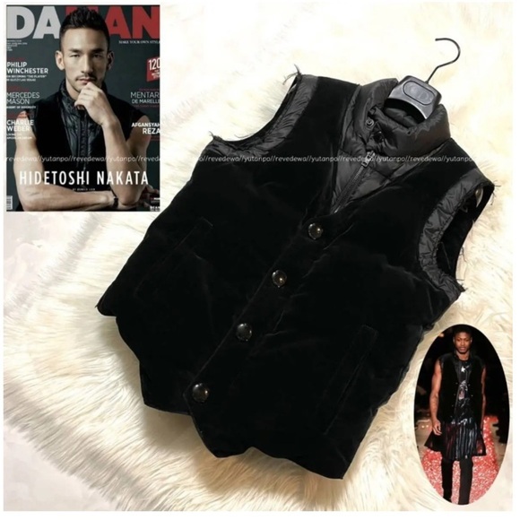 🔥 🆕 GIVENCHY Jacket Nylon Puffer Vest with Velvet, Black Size 46 / S MSRP $1950 - Picture 2 of 15